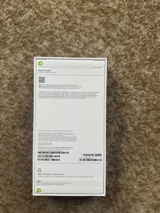 iPhone 17promax с гарантией запечатанный