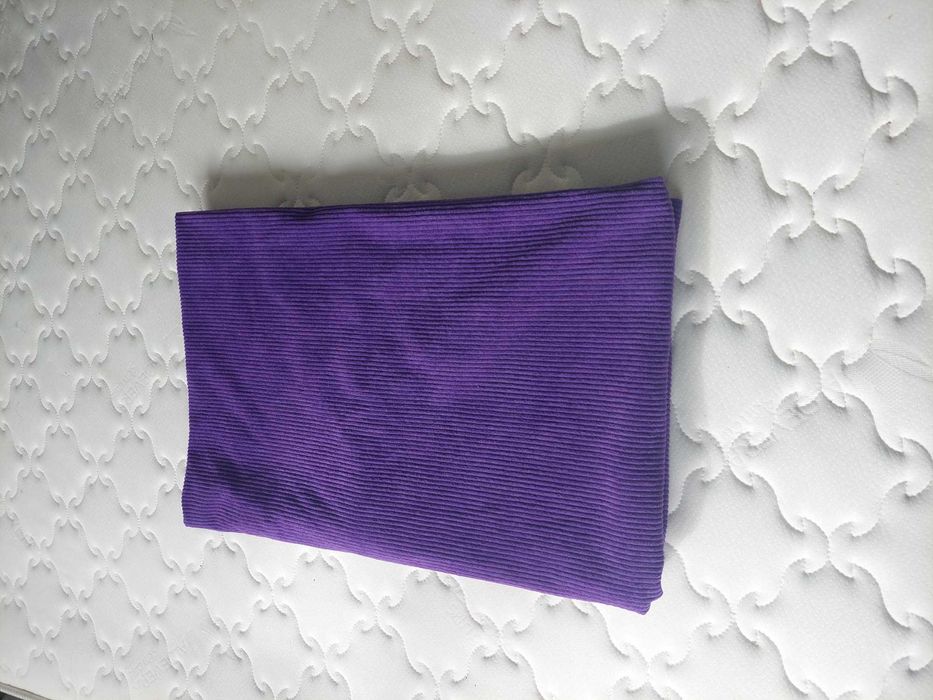 Cupon catifea reiata, culoare MOV