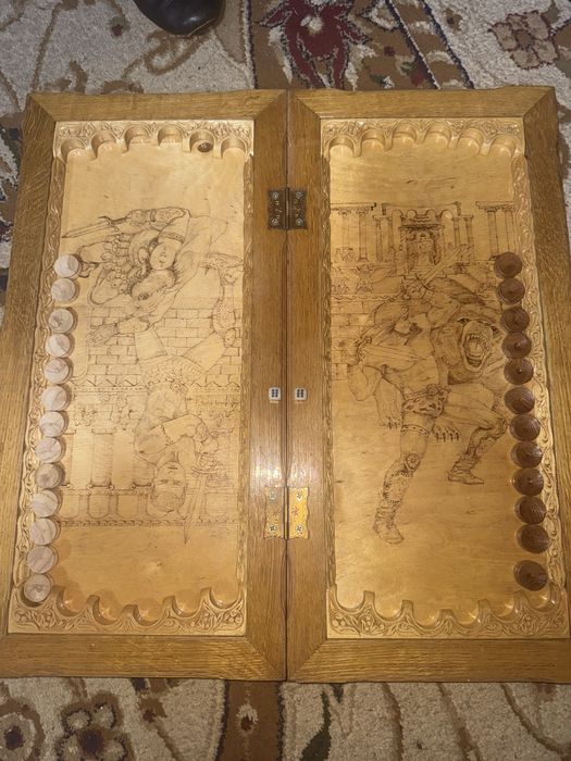 Нарды ручная работа