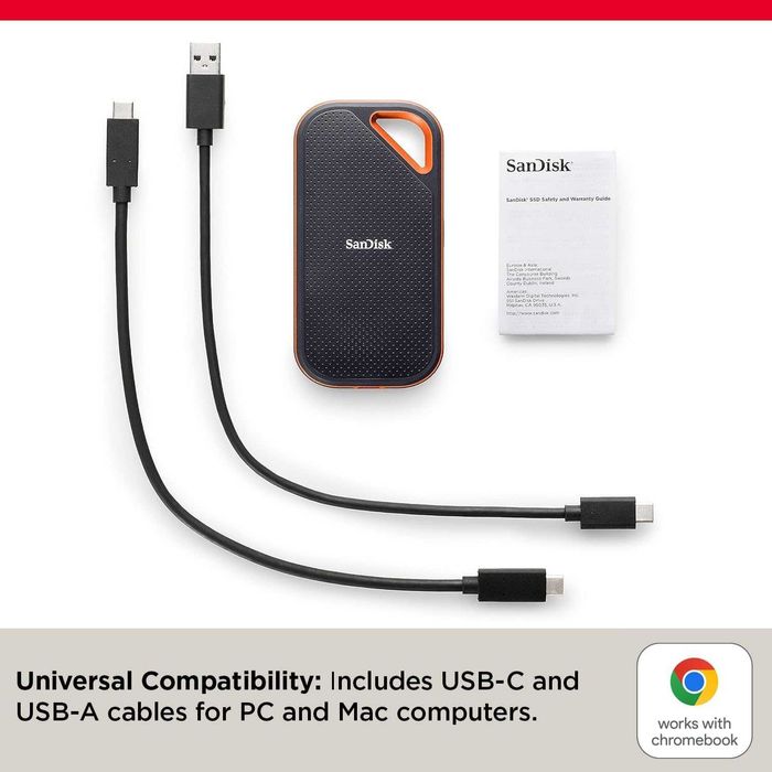 Портативный твердотельный диск SanDisk 2TB Extreme PRO Portable SSD!