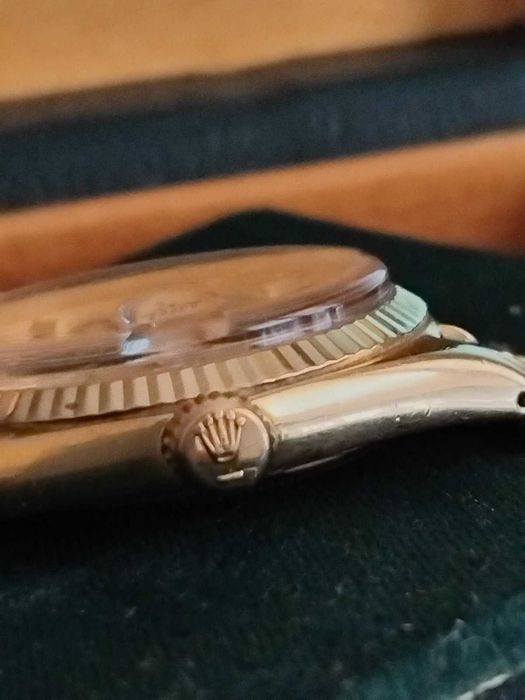 Златен Rolex 18к злато - каса и верижка от 1988г!