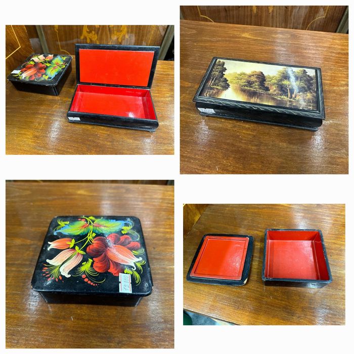 Шкатулки эпохи СССР.