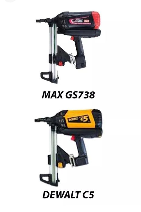 Пирони газ бетон метал MAX Powers Dewalt C5 Würth Diga CS 2 ,3  Sympaf