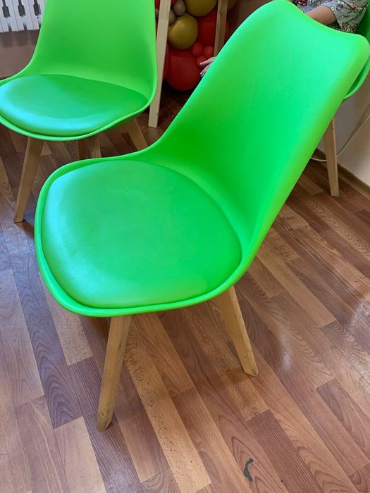 Стулья со спинкой зеленые