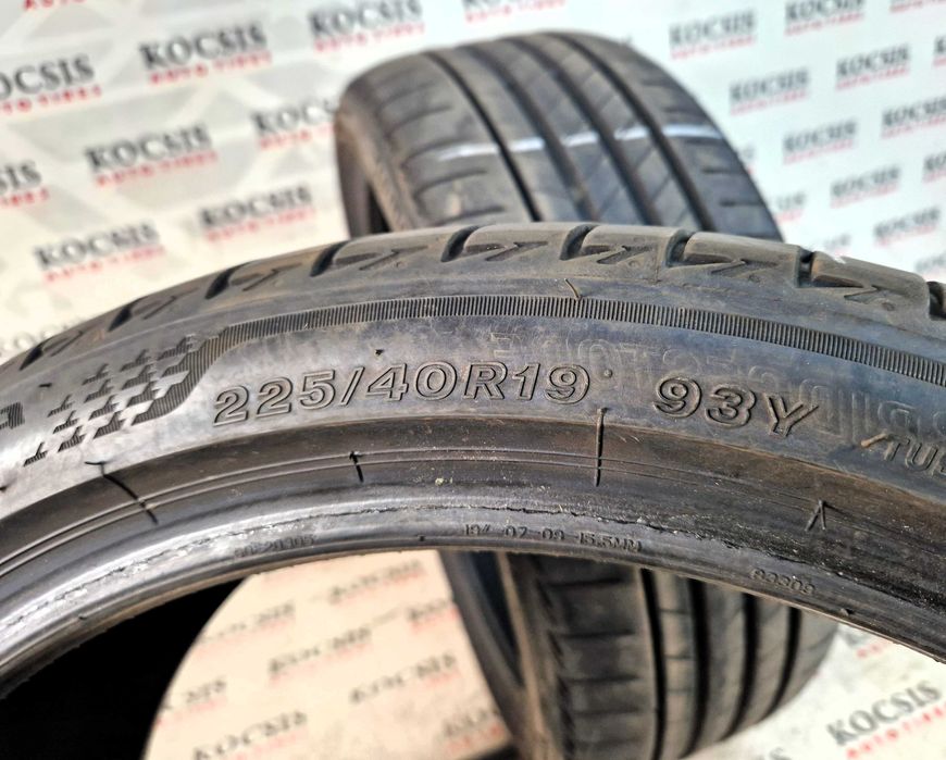 Anvelope second hand vara 225 40 19 Bridgestone ( dot 2023)