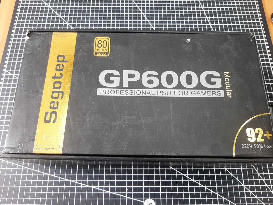 Sursa full modulara Segotep GP600G 500W certificata 80 PLUS Gold,