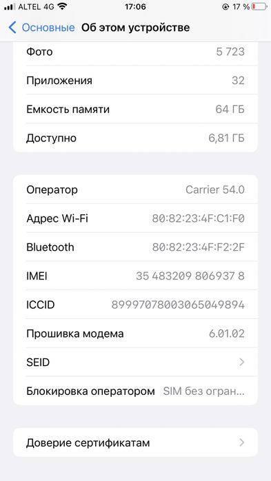 Iphone 8 plus 64GB