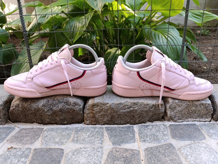 Adidas continental 80 clear pink
