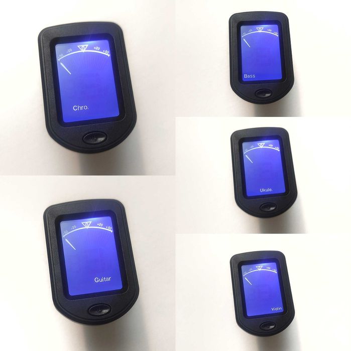 Хроматический Тюнер для настройки Гитары, Бас-гитары, Укулеле, Скрипки