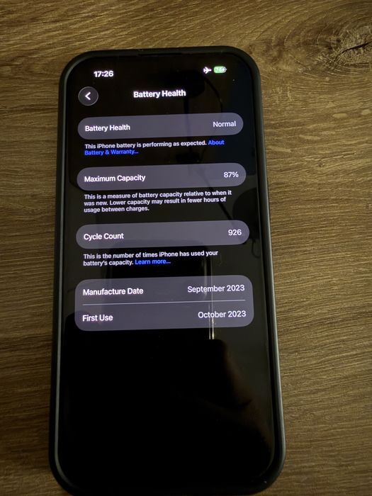iPhone 15 Pro 256GB eSIM, stare excelenta