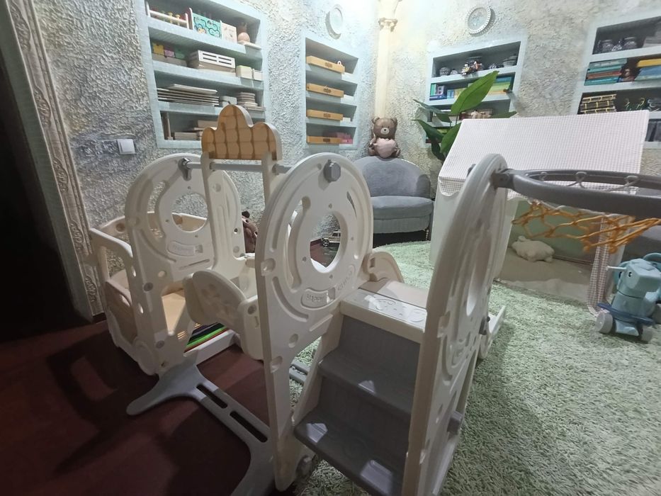 Игровой комплекс горка качеля