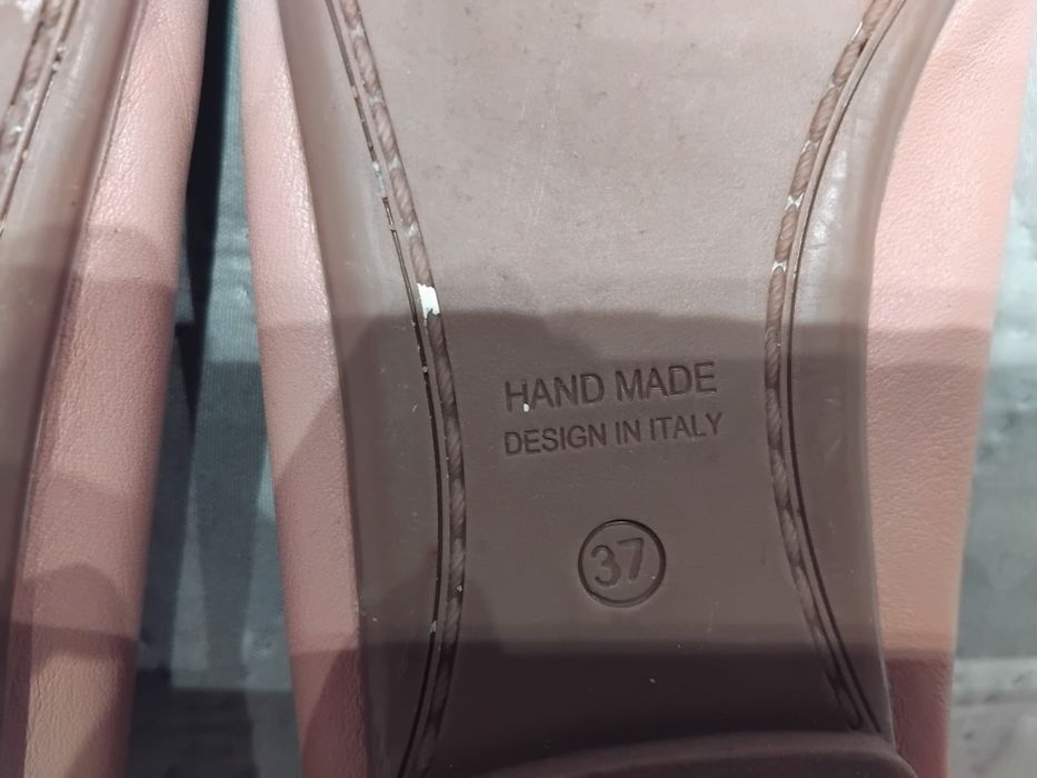 Handmade in Italy обувки кожа