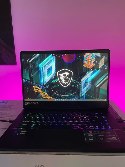 MSI gp66 rtx 3070  intel core i7 processor yengide !