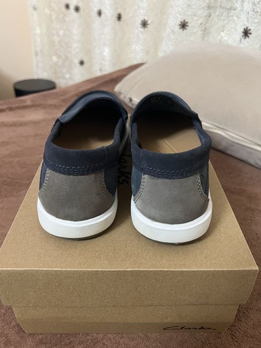 Vand mocasini Clarks din piele nubuck