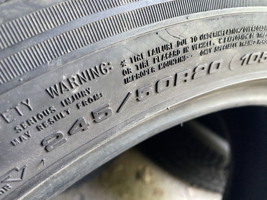 Шины 245/50/20 пара бу гудиер