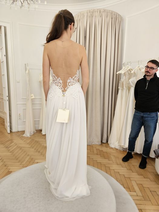 Rochie mireasa Rhea Costa, marimea S, Thora dress model