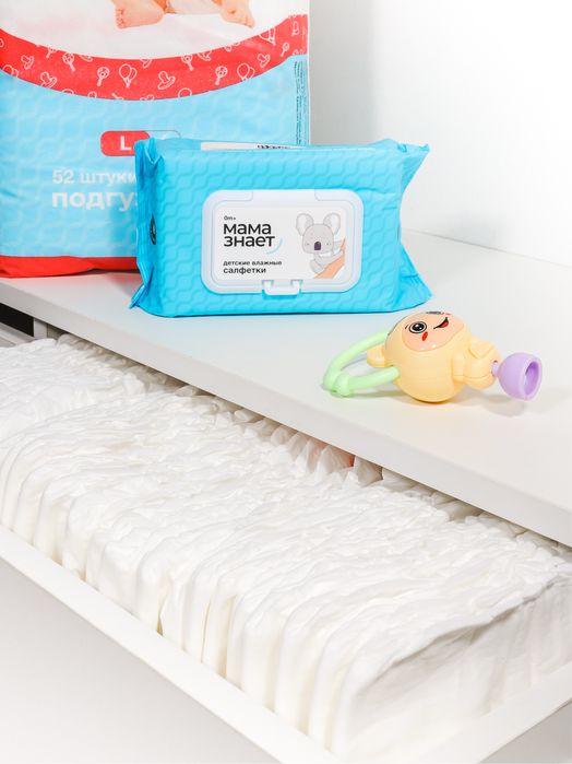 Мама знает подгузники, трусики