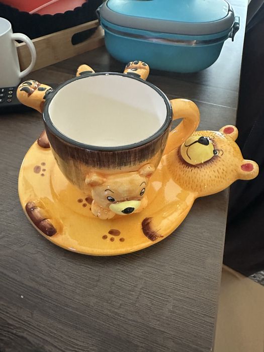 Детска чашка и чинийка