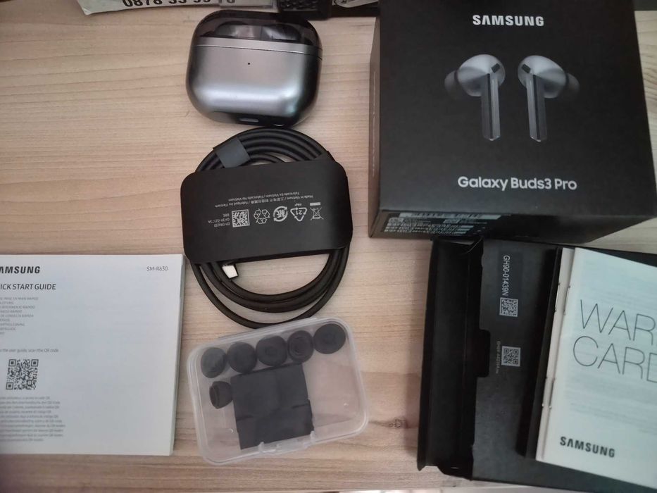 Слушалки за телефон Galaxy Buds3 Pro Silver