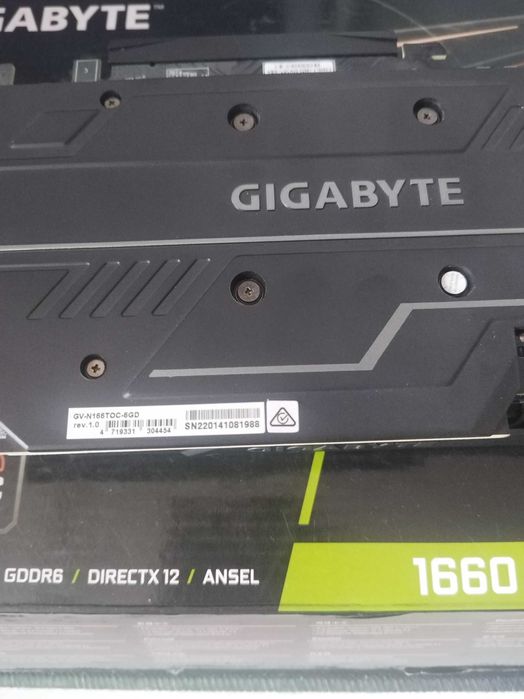 Placa video nvidia gigabyte 1660 ti 6 gb