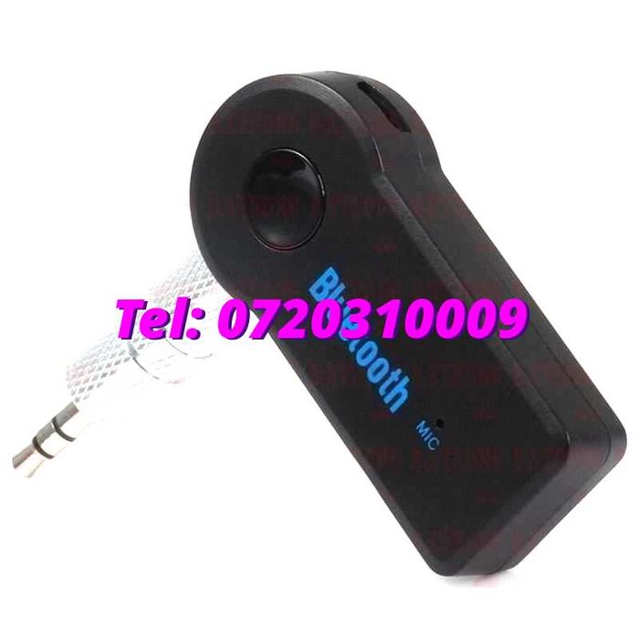New Conector Adaptor Audio Bluetooth Auto Masina Aux A2Dp Destinat Pentru Casti Difuzoare Pentru Conversie Simplu De Montat Instalare Auto -Accesoriu