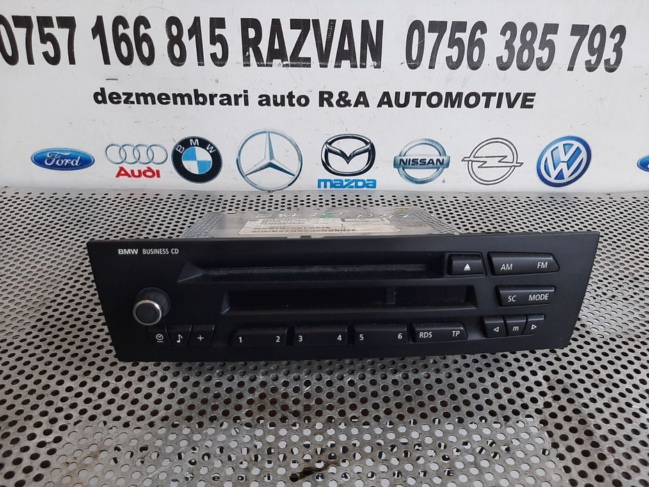 Radio Cd Bmw E90 E91 E92 E93 E87 E81 Cod 9229241 Display Ok Dezmembrez Bmw