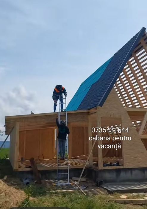 Cabane de lemn afriem de tip A