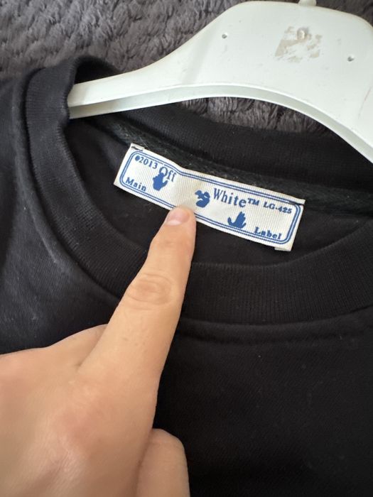 Bluzǎ Off-White Neagra