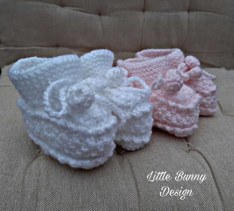 Ръчно плетени шушони/бебешки терлички