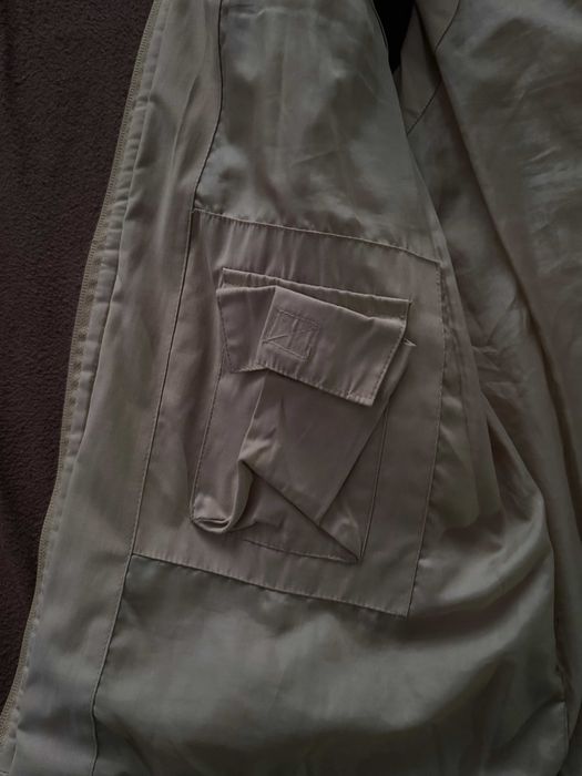 Vestă matlasată bej cu glugă și blană – True Fashion – mărimea M
