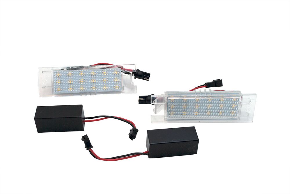 Set 2 Lampi LED placute numar Opel Asta J si H, Meriva A si B