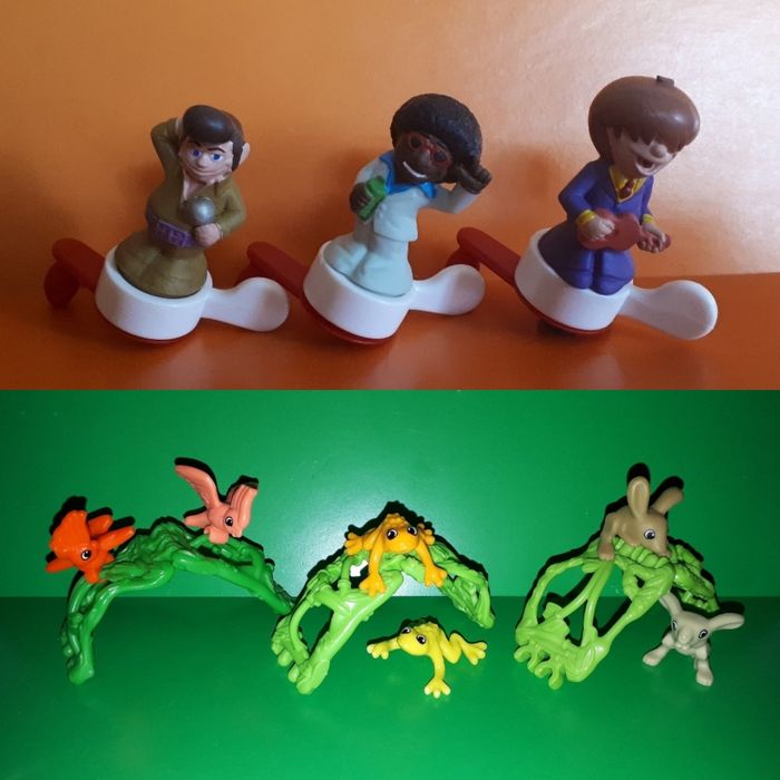 Серии Kinder Surprise из 3-х игрушек
