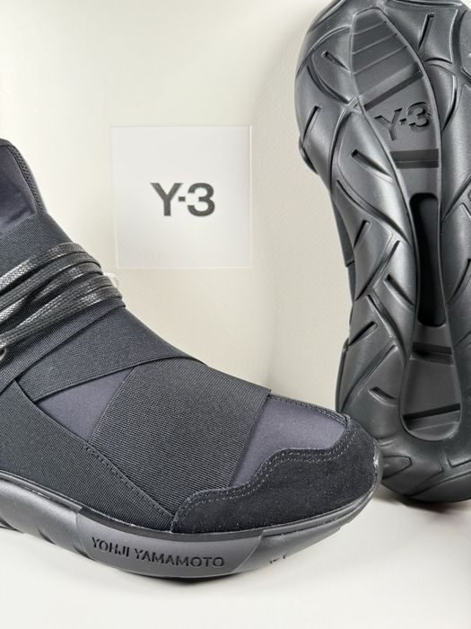 Adidas Y3 Qasa High Triple Black