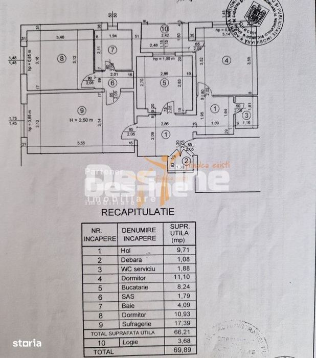 Chirie Apartament 3 camere 70 mp mobilat utilat loc - Drumul Taberei
