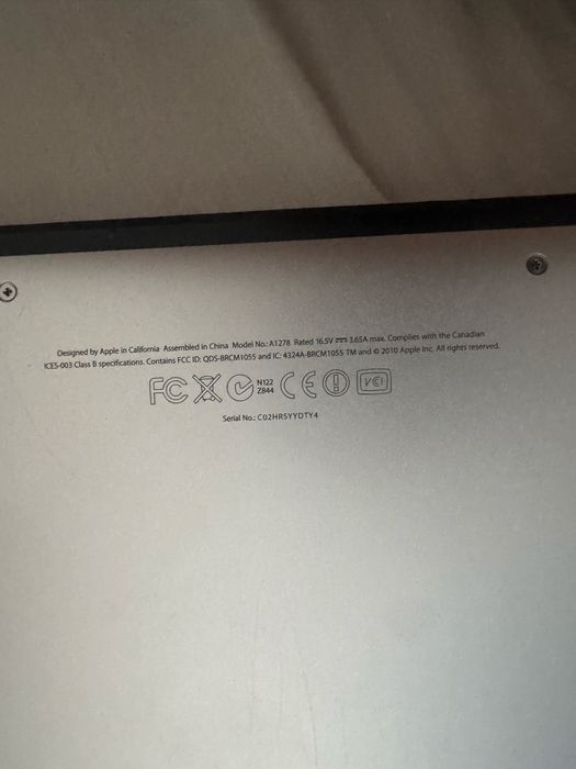 MacBook pro 2012