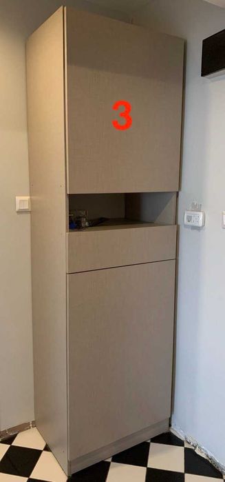 Гардероб/мебели за съхранение в 3 части