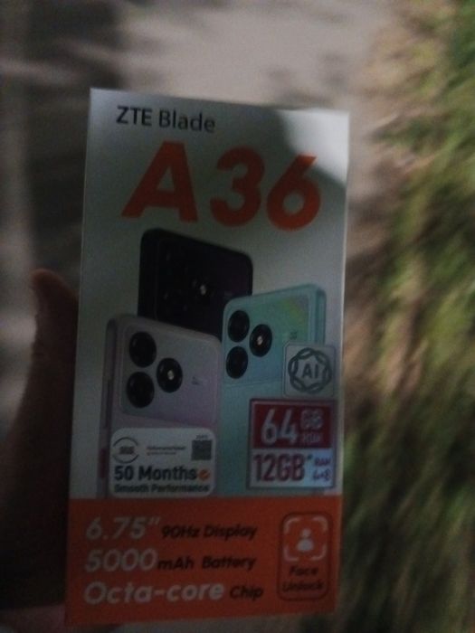 ZTE A36 новыи телефон