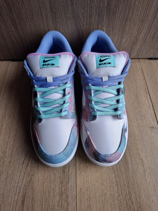 Nike dunk low bleached aqua