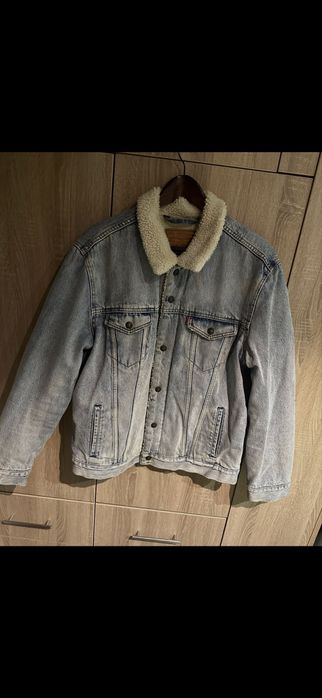 Синьо бомбър яке Moschino, Levi’s