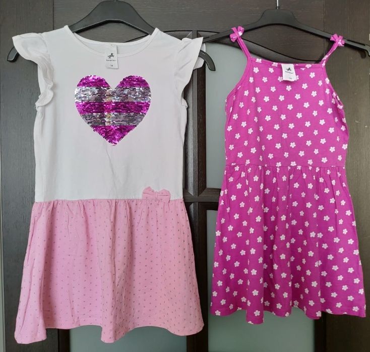 Lot 6 rochite, 2 C&A 3 H&M 1 kids 122-128, 6-8 ani