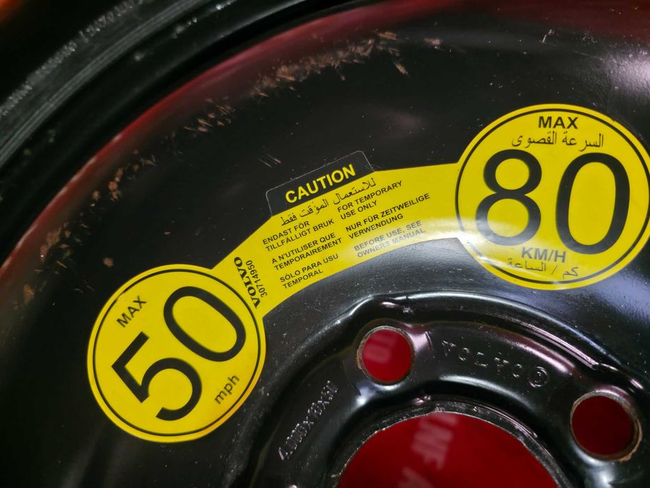 Roata Rezerva SLIM 5x108 18'' 155/85/18 OE VOLVO XC90 XC60 Jaguar LR