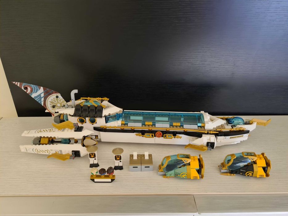 Lego Ninjago lot Templul marii nesfarsite 71755 si Hydro Bounty 71756