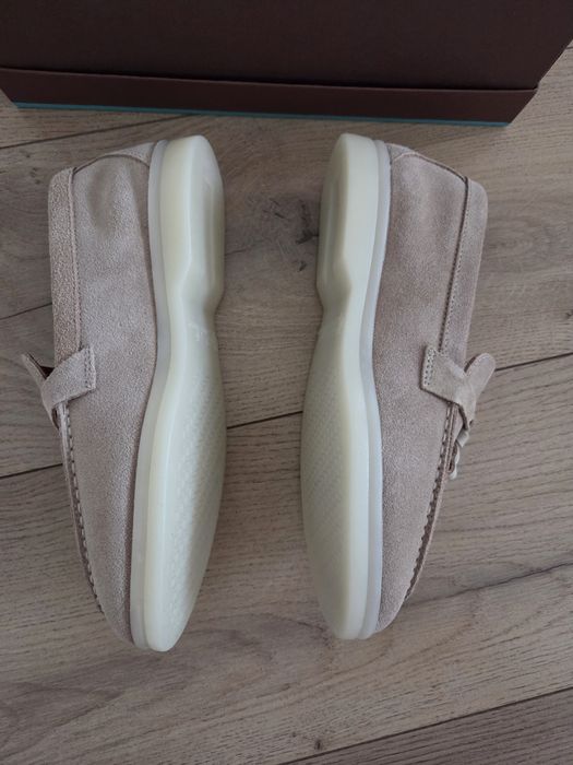 Loafersi model Loro Piana piele naturala