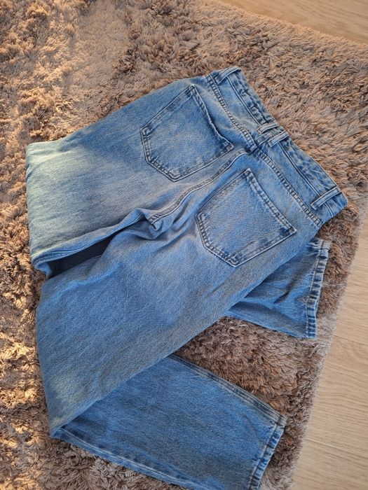 Blugi albastri drepti C&A, Lc Waikiki, H&M, marimea 36, aproape noi