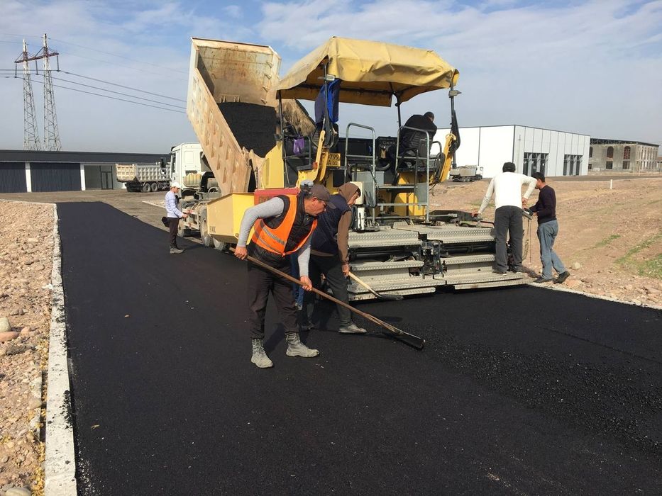 услуги по горячему асфальту и холодному асфальту