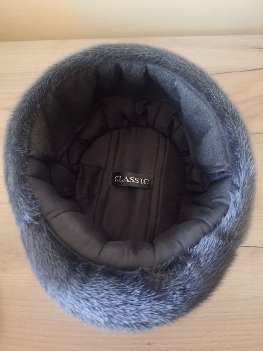 Шапка мужская из нерпы