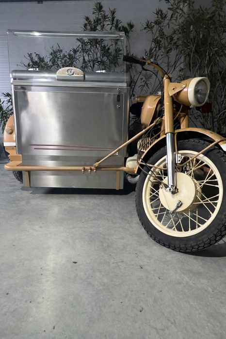 Vitrina Motocicleta inghetata