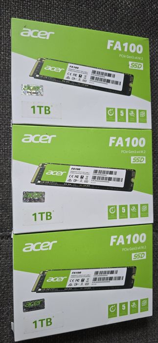 SSD Acer FA100 1TB M2 M.2 NVMe PCIe Gen3 x 4