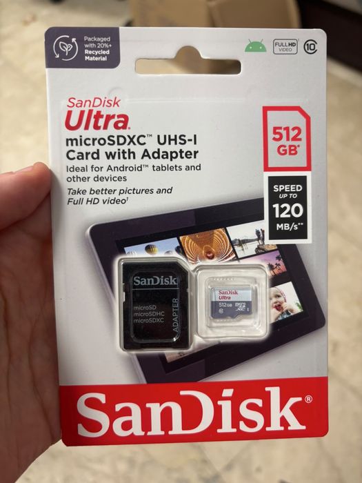 Card Micro SD Nou Sigilat Sandisk Ultra 512gb original