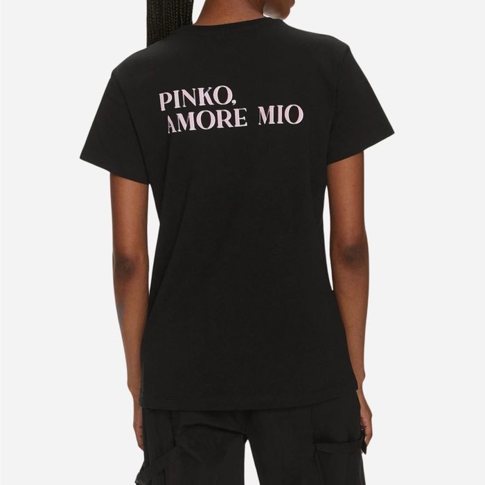 Оригинална дамска тениска Pinko Ariel 100789 A1OC Z99 Black
